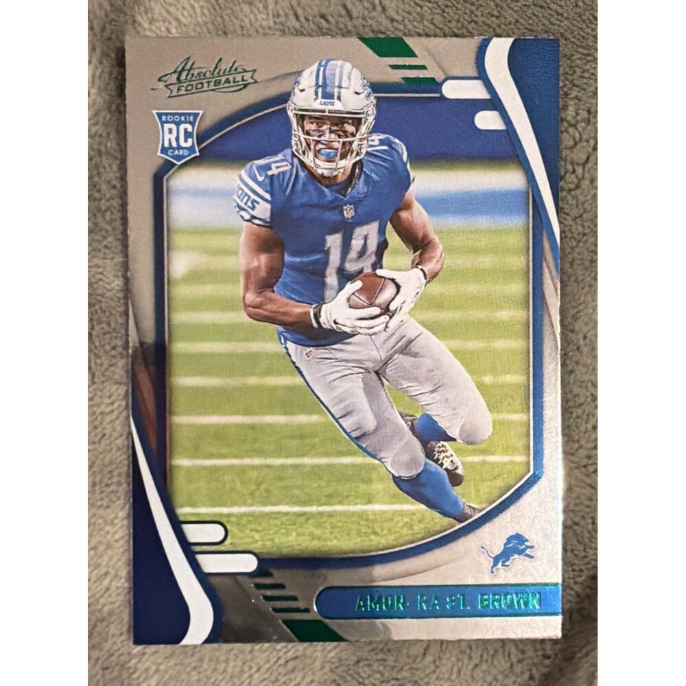 2021 Panini Absolute - Rookies Amon-Ra St. Brown #131 Green (RC)